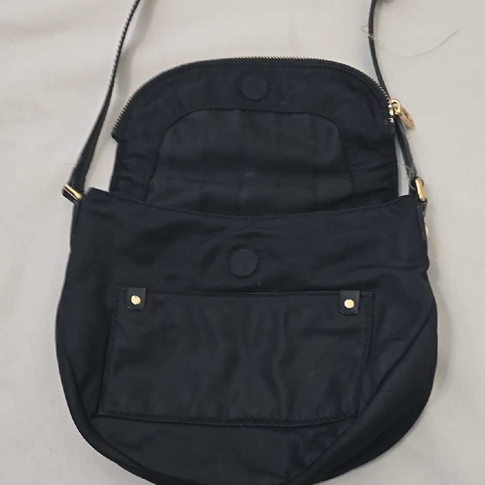 Marc by Marc Jacobs Black Crossbody with Gold Accents - Picture 3 of 12